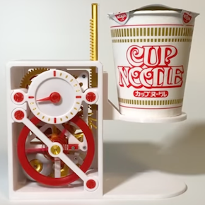 Cup noodles mechanical timer