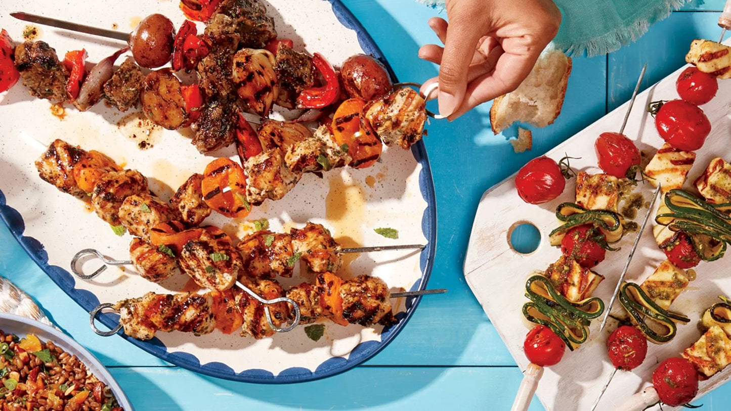 Selections of skewers